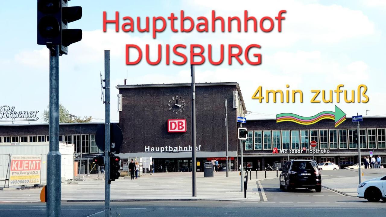 Zentrum Orchidee, 5min Vom Hbf, Düsseldorf Messe Und Flughafen 35 Min Apartment Duisburg